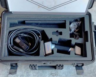 37 - Shining 3D Lazer Scan Tool & Case - 21" x 12" x10" You are buying a used as-is item. We do not guarantee all components are present, and if it is not expressly stated, it is untested.
