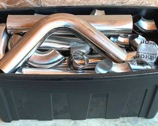 6 - Plastic Tote with Assorted Length Tubing
