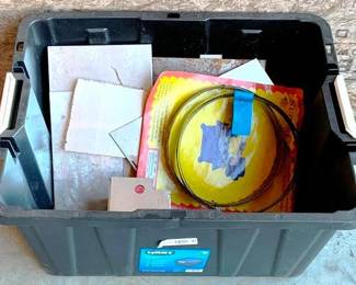 68 - Plastic Tote of Scrap Metal & More
