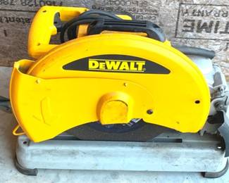 28 - DeWalt 14" Chop Saw Model D28715 You are buying a used as-is item. We do not guarantee all components are present, and if it is not expressly stated, it is untested.

