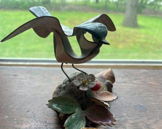 Norman Brumm "Black Capped Chickadee" Sculpture w/Original Tag