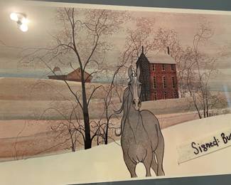 Large Framed/Signed, Art Print, Buckley Moss