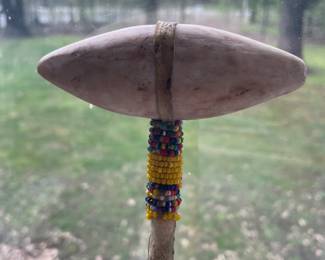 Native American, Beaded, Tool? Tomahawk?