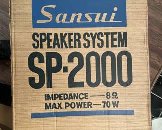 Sansui 1970's? Speaker System SP-2000 Pair