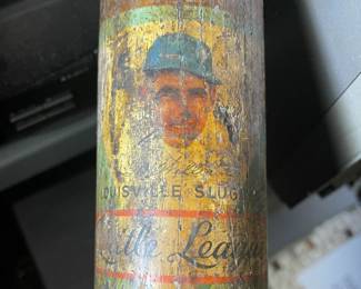 1930/40's Louisville Slugger, Little League Bat w/Boston Red Sox, Hall of Fame, American League Batting Champ, Ted Williams Decal