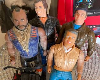 "The A-Team" Character Action Figures and "Gear"