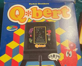 "Q*bert" Tabletop Arcade Game, Parker Brothers--Complete in Original Box!