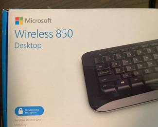 Microsoft Wireless 850 Desktop Keyboard & Mouse--Unopened & Unused--New In Box!