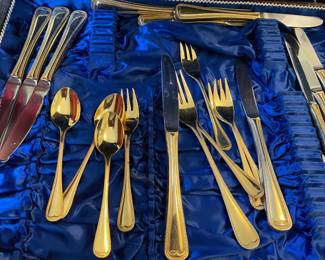 "Gold" Silverware Set