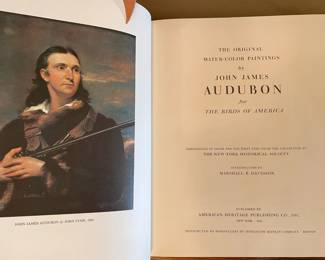 Awesome John James Audubon "The Original Water -Color Paintings for The Birds of America, 1966 First Edition Two-Volumes in Original Sleeve! Beautiful!