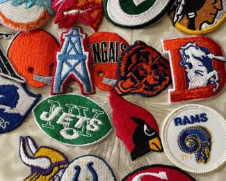 Large Selection, Professional Football Team Logo Patches--Iron-Ons or Sew? Approx. 2"x2"
