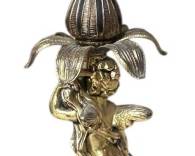 Florentine Style Brass Fireplace Andiron