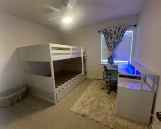 Devante Full Over Full Standard Bunk Bed with Trundle by Harriet Bee