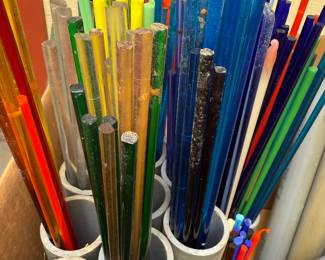 Glass rods