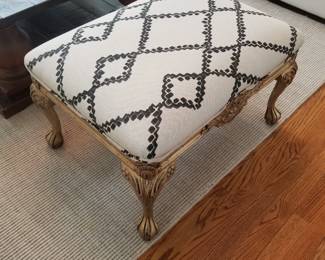 Upholstered ottoman