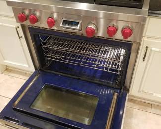 36" dual fuel Wolf range