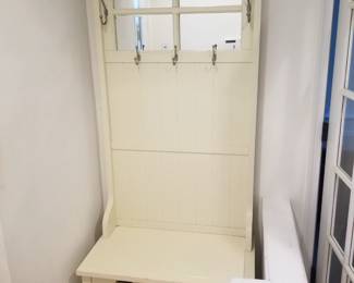 Pier 1 Alcott hall rack with basket storage