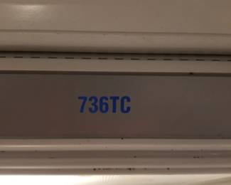 Sub-Zero refrigerator model 736TC has a two-drawer freezer