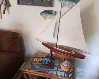 Nautical Pond yacht and fishing decor