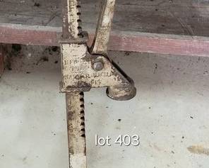 Vintage hand-operated bottle capper