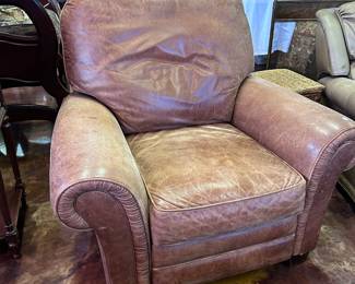 Leather recliner $180