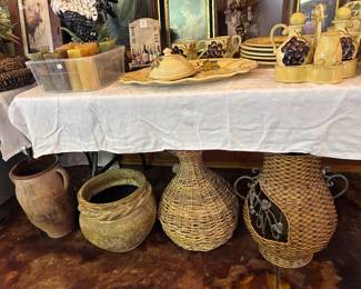 Baskets and dishes