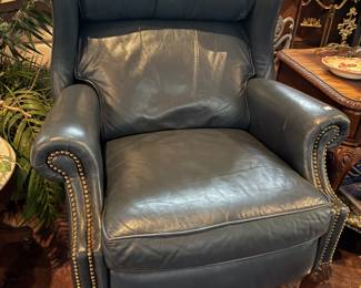Navy recliner $180