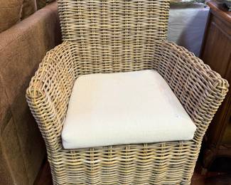 Wicker chair $130