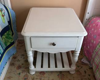 White nightstand