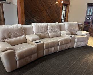 White Sectional Couch $600
