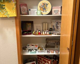 SEWING THREADS, BOXES AND MORE