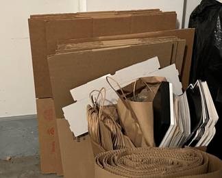 Lot 226 | Shipping Supplies Boxes, Corrugated Fill, Styro