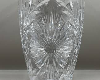 Lot 15 | Brilliant Cut Crystal Large Flower Vase