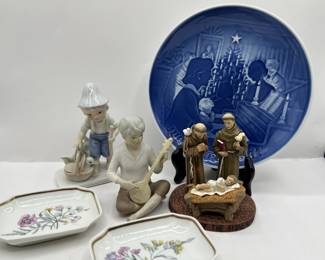 Lot 50 | Vintage Porcelain Plates Figurines etc