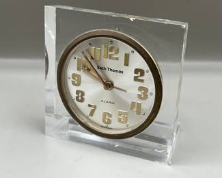 Lot 27 | Vintage Seth Thomas Lucite Nightstand Alarm Clock