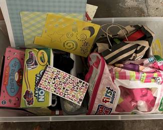 Lot 274 | Get Ready to Grandma! Bin of Blocks, Crafts,