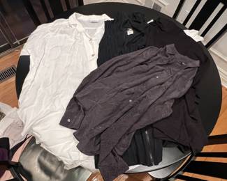 Lot 308 | Sz L/XL Blouses Linen, Silk, Cotton Blend