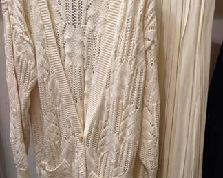Lot 169 | 1990s Lady Di Chic Cardigan & Long Pleated Skirt