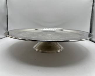 Lot 62 | Silverplate Pedestal Cake Stand