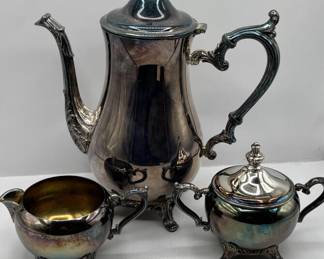 Lot 59 | William Rogers Silverplate Teapot Coffee Pot