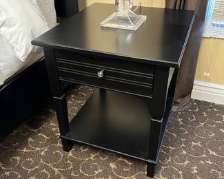 Lot 95 | Black Pristine Side Table Nightstand