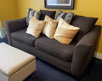 Lot 92 | 2 Seat Upholstered Sofa Loveseat Couch