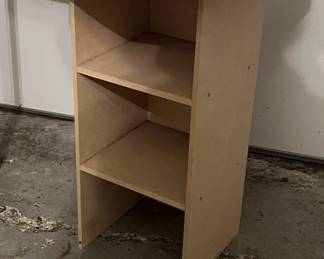Lot 298 | Pressboard Decorator Round Table w Storage