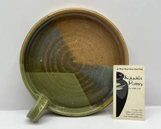 Lot 43 | Kokachin Pottery Signed Dish Leigh Lunt