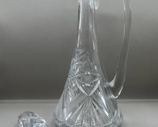 Lot 13 | Brilliant Cut Crystal Decanter with Large Stopper