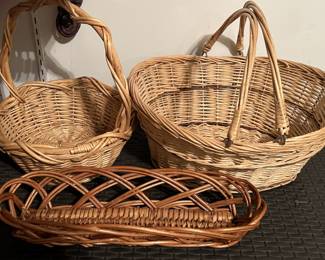 Lot 243 | Vintage Baskets Woven Basket Lot