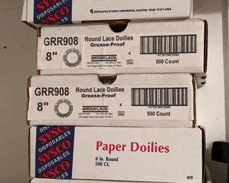 Lot 196 | 8" Round Lace Doilies