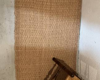 Lot 134 | Rustic Woven Hemp Rug
