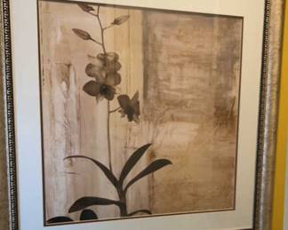 Lot 117 | Framed Wall Art Art Print Orchid