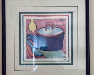 Lot 118 | Framed Pencil Signed Maria Mays Lithograph